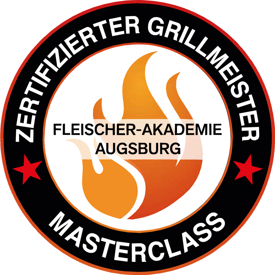 Zertfizierter Grilmeister verliehen durch Fleischer Akademie Augsburg